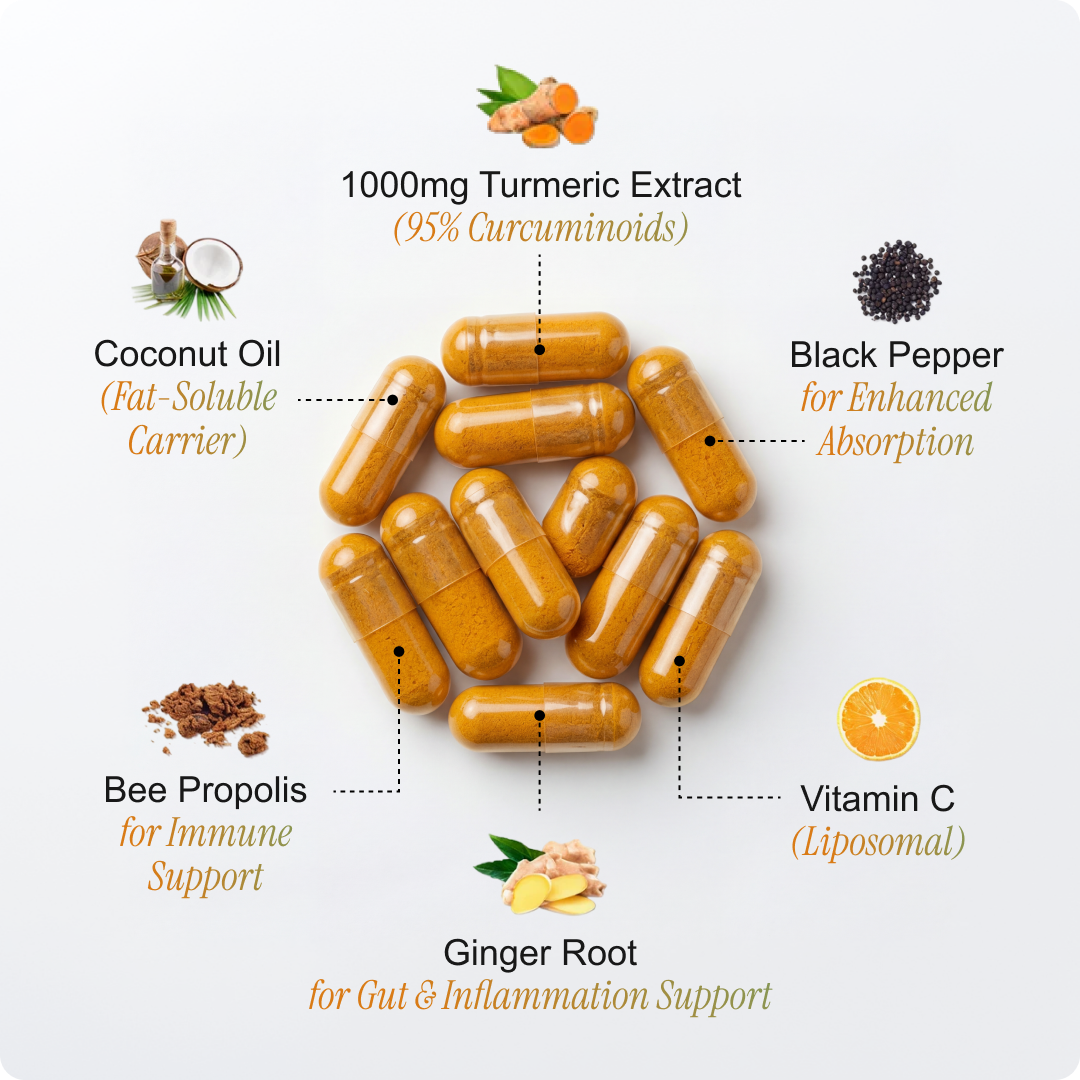 Turmeric Curcumin Capsules (1,000mg) Rebill